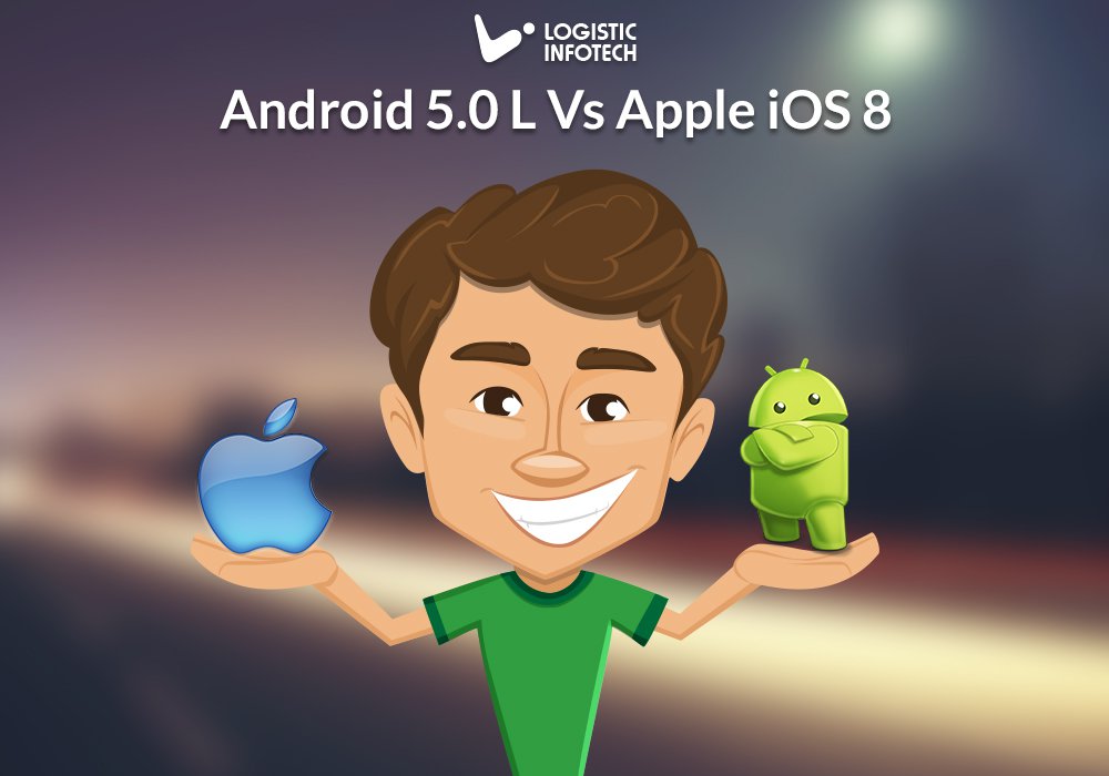 Android 5.0 L Vs iOS 8