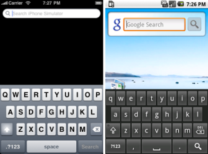 iOS Vs Android Keypad