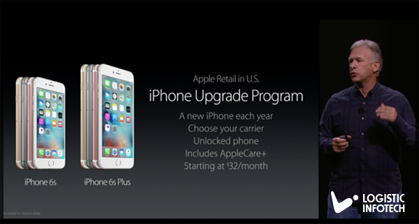 iPhone 6S and iPhone 6S Plus upgrade program by Logistic Infotech