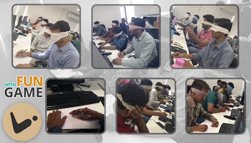 Blindfold Drawing Game_Logistic Infotech Pvt Ltd