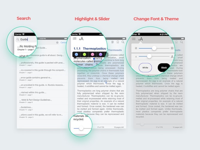 ePub Reader Application Source Code for iOS & Android