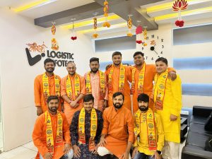 Ram Mandir Pran Pratishtha Mahotsav at Logistic Infotech Pvt Ltd